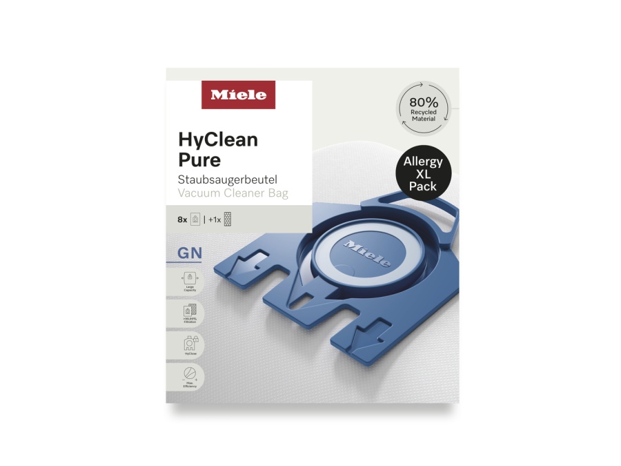Комплект мешков-пылесборников HyClean Pure GN Allergy XL Miele в официальном магазине Miele в Воронеже, доставка в пределах Воронежа и России. Артикул 12498170. Лучшие цены, самый большой каталог в России, техника в наличии, быстрая доставка. Комплект мешков-пылесборников HyClean Pure GN Allergy XL Miele купить в Воронеже | Всегда в наличии! | Артикул 12498170 | Официальный сайт
