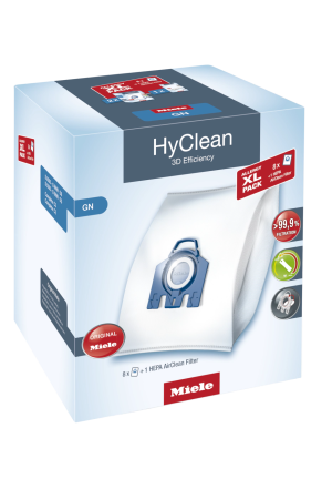 Комплект мешков пылесборников Allergy XL Pack 2 HyClean GN + фильтр HA 50 Miele купить в Воронеже | Всегда в наличии! | Артикул 10632880 | Официальный сайт